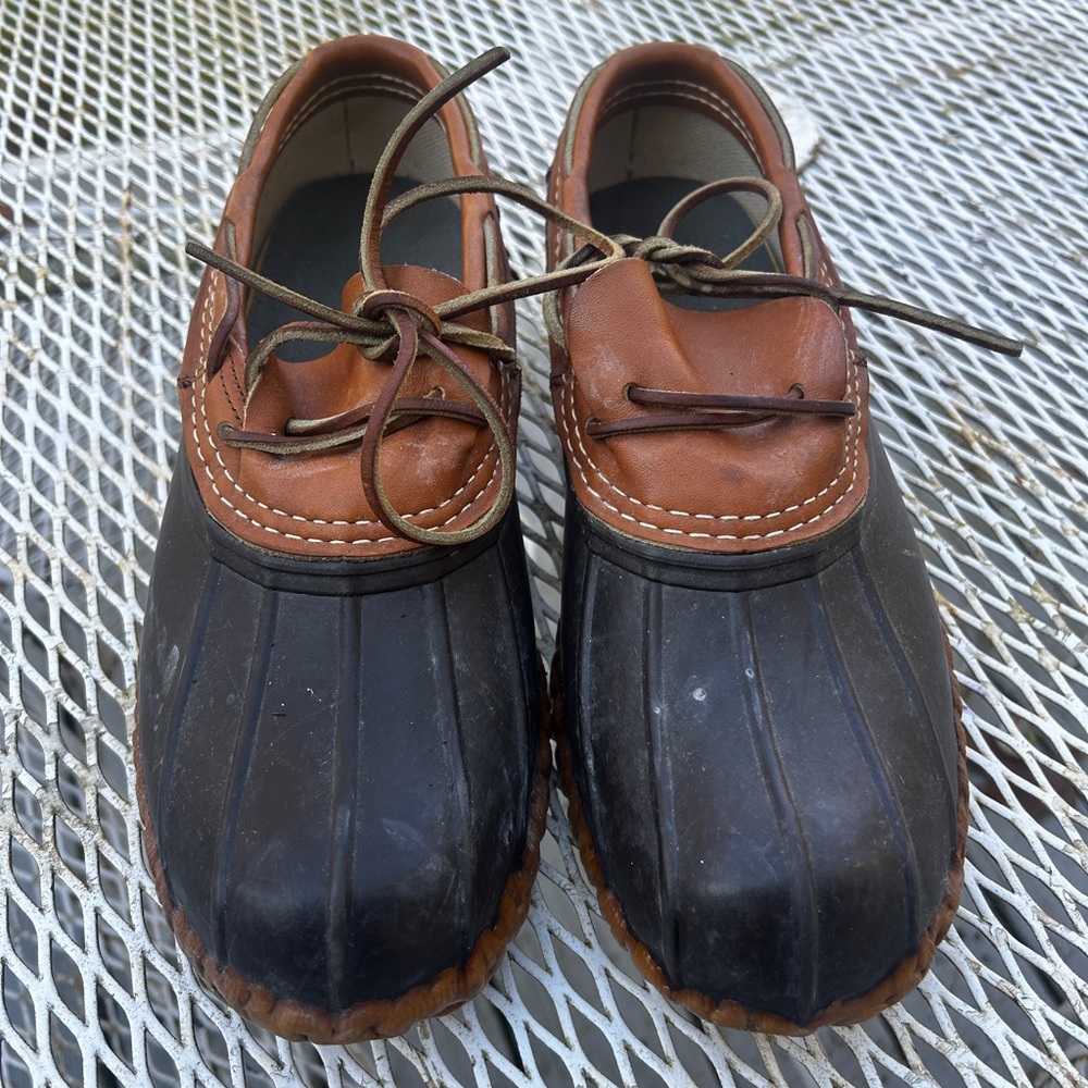 LL Bean Men's Bean Boots, Rubber Moc size 9